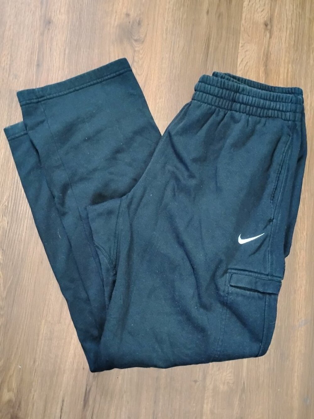 Vintage Y2K Nike Cargo Sweatpants Joggers Trainers Black